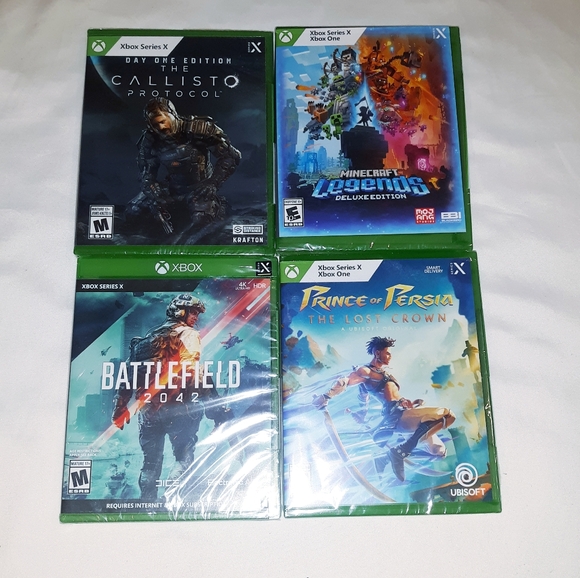 Xbox Series X 4 Game Lot Bundle